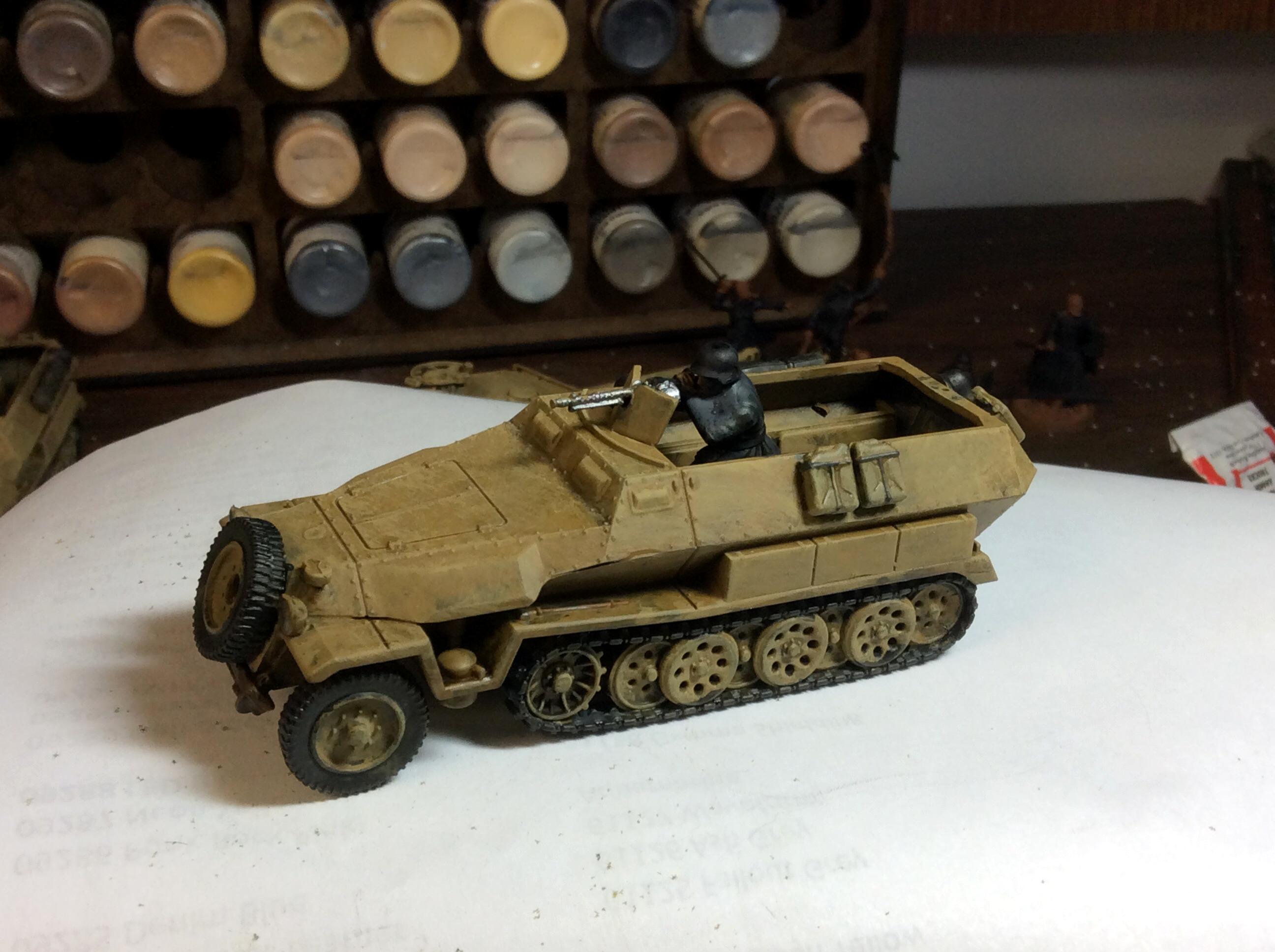 Bolt Action, Germans, Halftrack, Hanomag, Panther Hanomag WIP